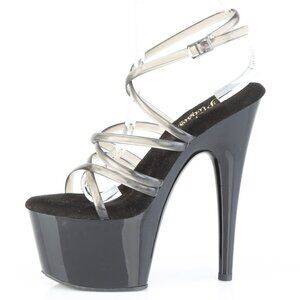 Black Strappy Platform Heels | Exotic Dancer & Pole Dancing Shoes